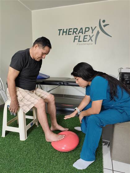 Fractura de tibia y peroné con rehabilitación exitosa